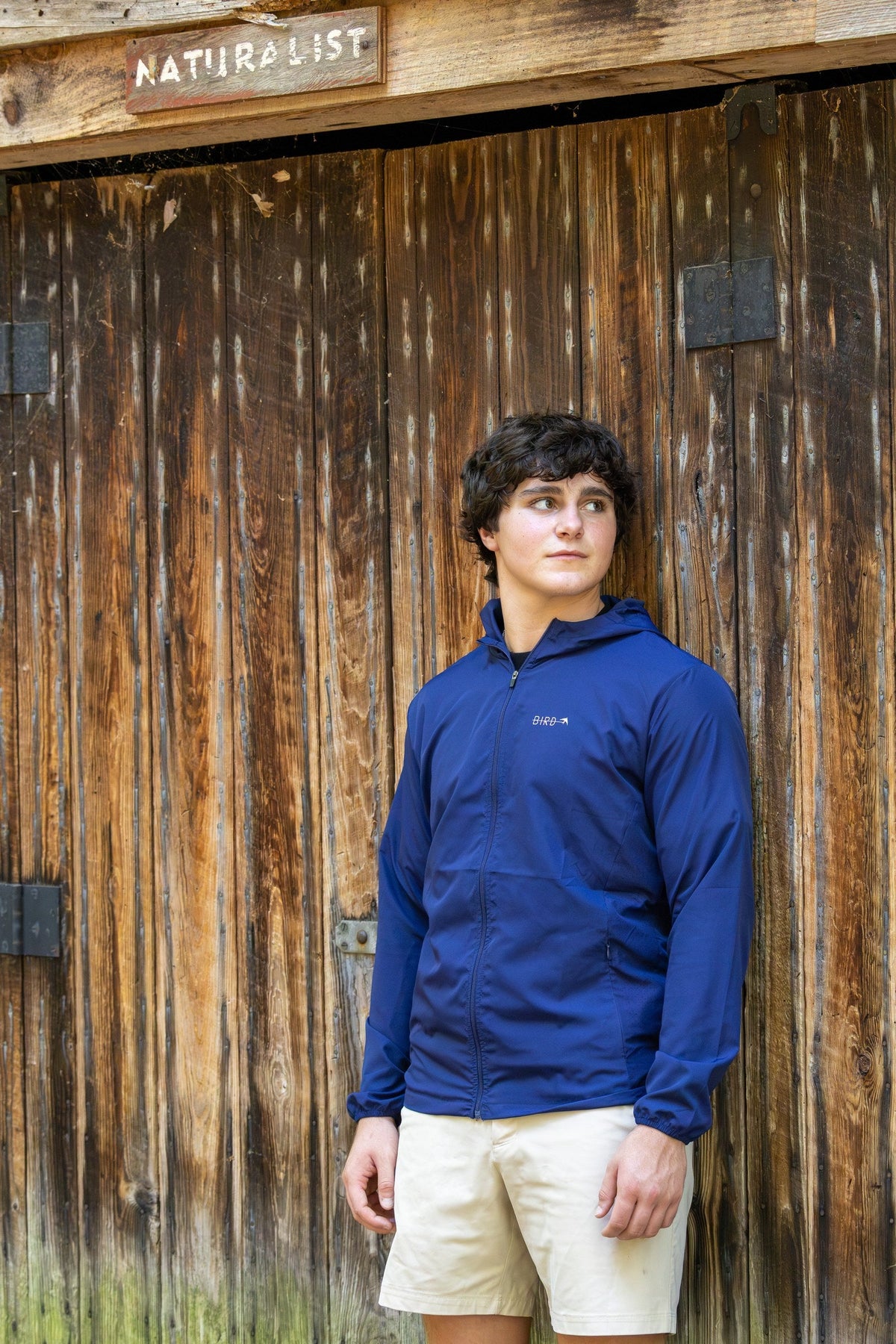 BIRD Everyday Jacket worn outdoors