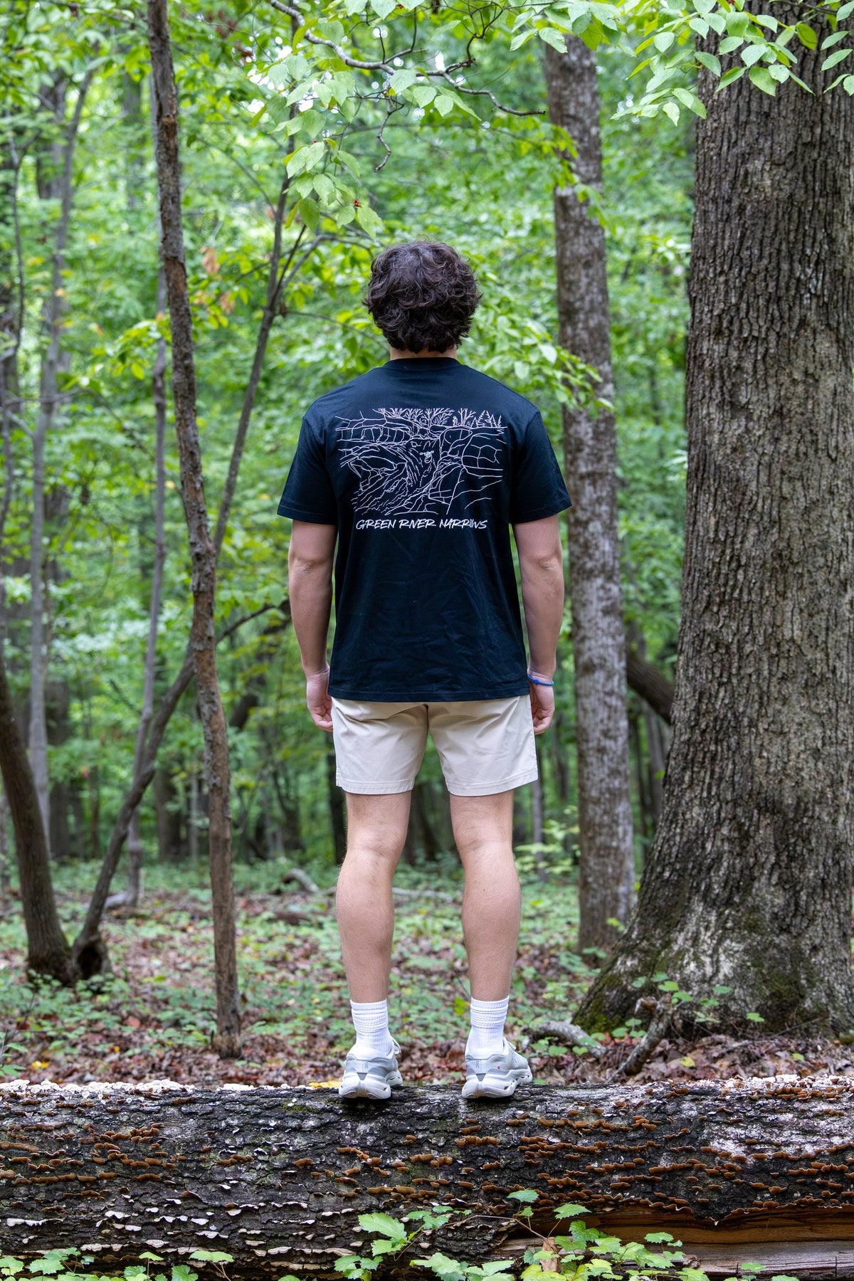 Green Narrows Illustrated tee — front view